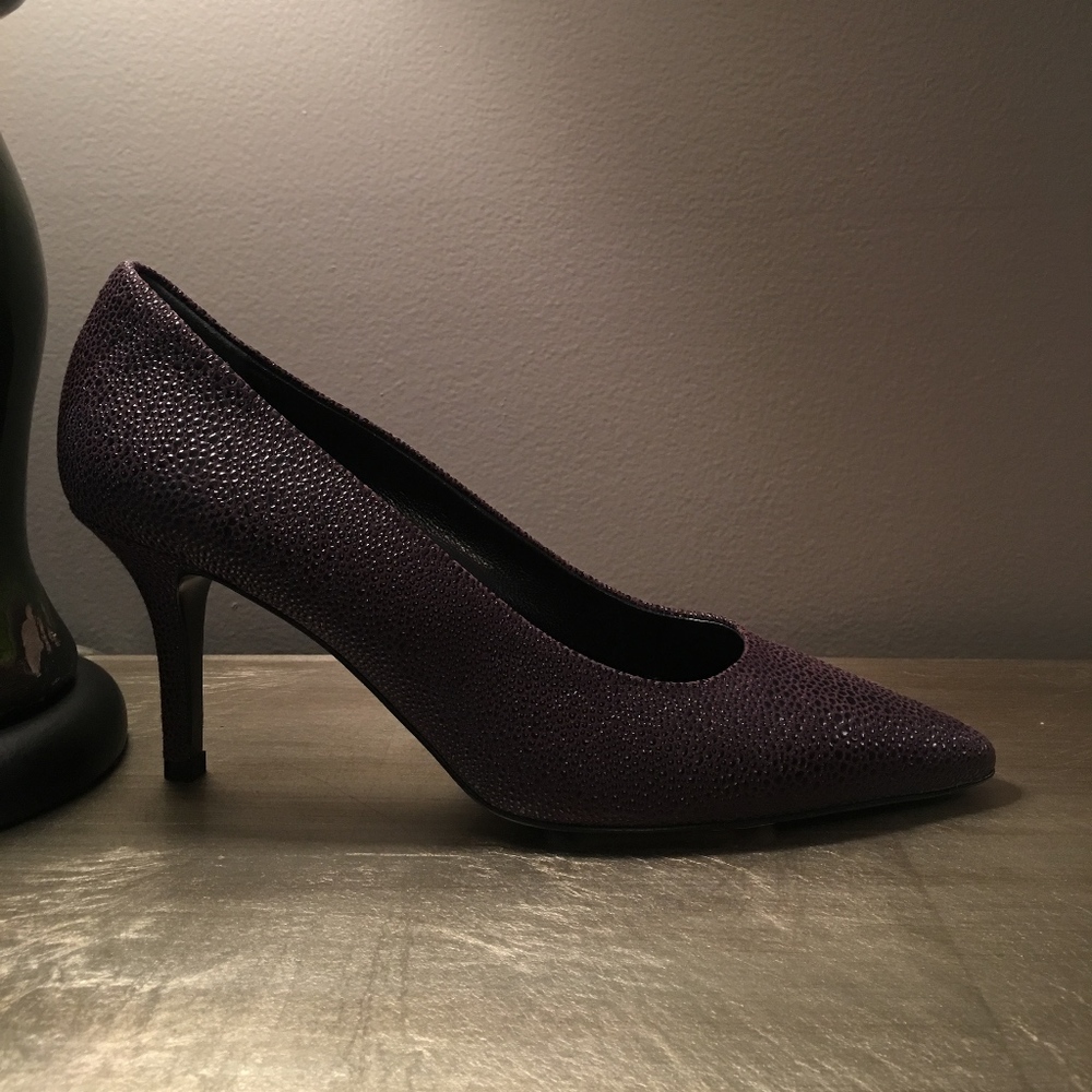 Vivienne Westwood 8 Purple Eggplant Pumps 38 NIB - Picture 7 of 8